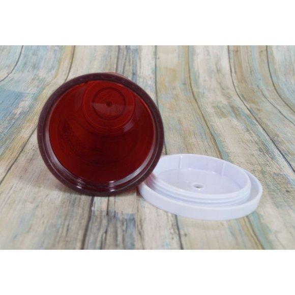 Starbucks Frosted Red 16 oz Holiday Grande Cold Cup Travel Tumbler RARE 2018 - Picture 7 of 9